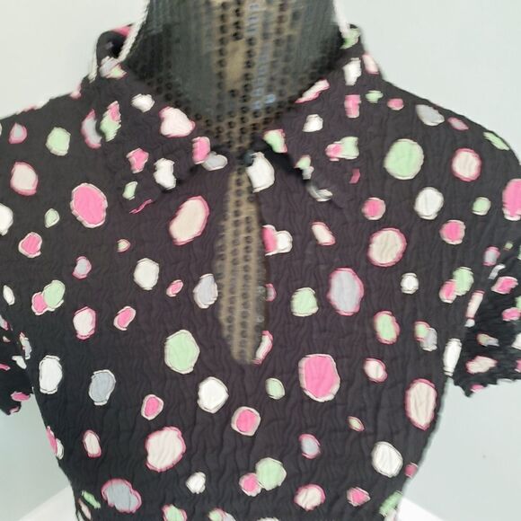 𝅺90s Vintage Le Caviar top short sleeve - Picture 4 of 10